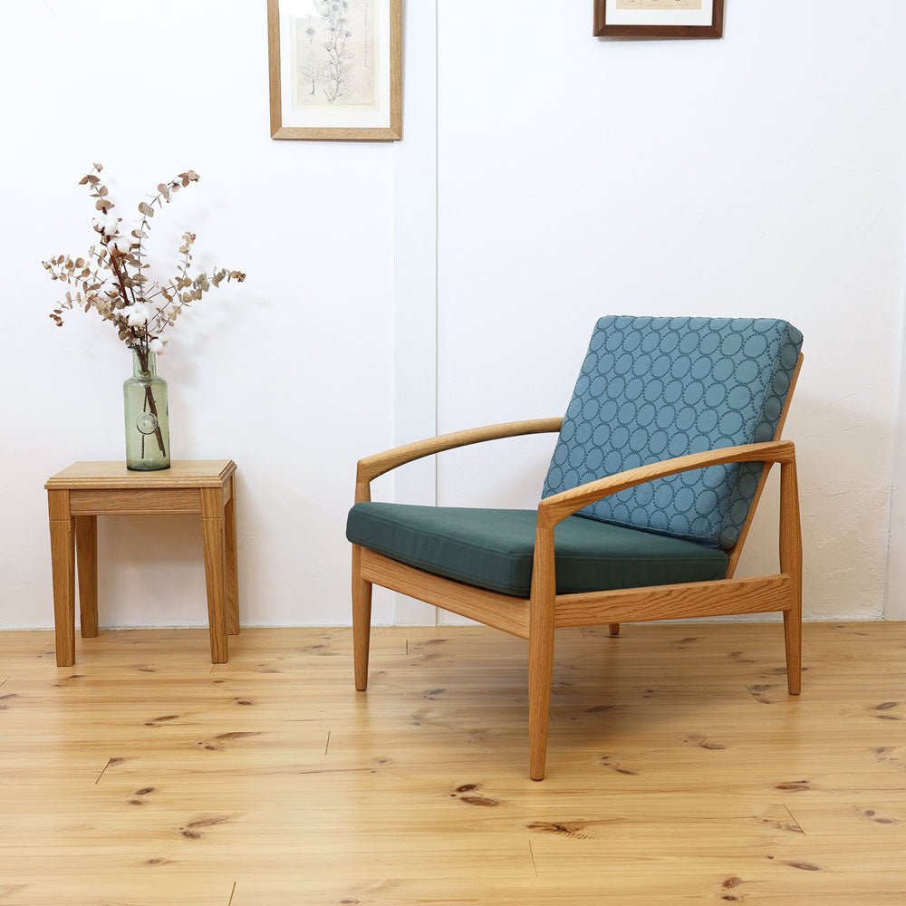 ミナペルホネン ペーパーナイフソファ ツートン仕様 宮崎椅子製作所