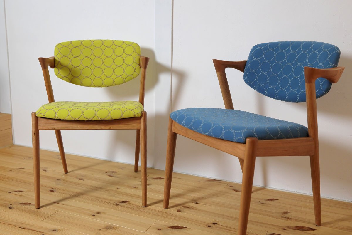 ミナペルホネン張り No.42チェア｜宮崎椅子製作所 – カチート